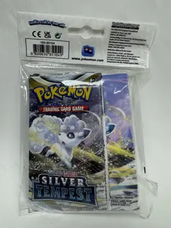 Pokemon TCG: Sword & Shield Silver Tempest Booster Pack NEW + Portfolio - Image 2
