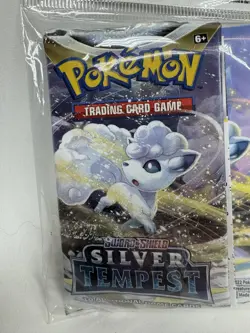 Pokemon TCG: Sword & Shield Silver Tempest Booster Pack NEW + Portfolio - Image 3