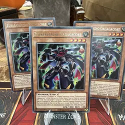 Yugioh - 3x Zubababancho Gagagacoat LED6-EN035 1st Rare NM - Image 1