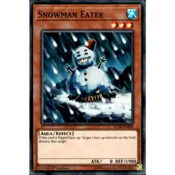 AC18-EN008 Snowman Eater Super Rare 1st Edition YuGiOh Card - Image 1