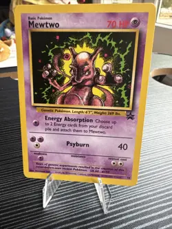 Mewtwo #14 Black Star Promo Wizards of the Coast (WOTC) Pokemon Card TCG - LP - Image 1