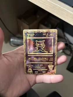 Pokemon TCG Ancient Mew Holo Promo Card WOTC MISCUT MISPRINT ERROR 🔥 - Image 1