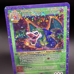 Joker’s Charizard 1st Edition Custom Card Pokemon (Sold In Hard Mag Case) - Image 4
