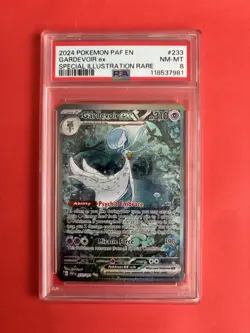 Pokemon TCG Gardevoir EX PSA 8 Paldean Fates 233 Special Illustration Rare - Image 1