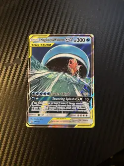 Magikarp & Wailord GX TAG TEAM Promo Holo SM166 Pokemon TCG Card SM - Image 2