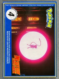 Mankey #56 Burger King Poketrivia 1999 Nintendo Pokemon The First Movie Card - Image 2