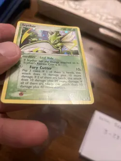 2004 POKEMON EX FIRE RED & LEAF GREEN #29 SCYTHER-REVERSE FOIL MP - Image 2