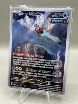 Pokemon TCG Iron Bundle SVP066 Scarlet & Violet ETB Promo Holo Sealed NM - Image 1
