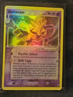 Pokemon Alakazam EX Crystal Guardians 2006 94/100 Holo Rare 80 HP Basic Card - Image 1