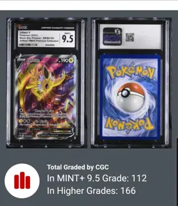 Jolteon v SWSH183 Pokemon TCG Sword & Shield Holo Black Star Promo Card CGC 9.5 - Image 3
