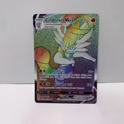 Cinderace VMAX Secret Rare Rainbow 194/192 Swsh02: Rebel Clash Pokemon Card NM - Image 1