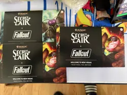 NEW MTG Secret Lair X Fallout: 1x RAD & 2x Welcome to New Vegas Foil Edition - Image 1