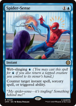 Spider-Sense (FOIL) x1 - MTG Marvel's Spider-Man SPM #46 - Image 1