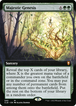 Majestic Genesis (REGULAR) x1 - MTG CLB #590 - Image 1