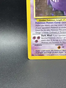 Pokemon TCG Gengar Fossil Holo Card 5/62 Unlimited Rare - Image 5