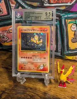 1999 Pokemon 🐦‍🔥 JPN Gym 2 Challenge Blaine's Moltres #146 Holo ✨ BGS 9.5 🌀 - Image 1