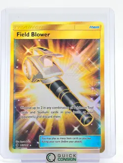 FIELD BLOWER 2017 SUN & MOON: GUARDIANS RISING POKEMON TCG SECRET RARE Q0014 - Image 1