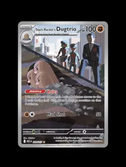 Team Rockets Dugtrio 239/217 - Pokemon TCG - Ascended Heros Illustration Rare - Image 2