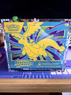Ascended Heroes Pokemon Center Elite Trainer Box ETB - SEALED + Acrylic Case - Image 1