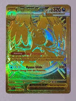 Mega Dragonite Ex 295/217 GOLD HYPER RARE POKEMON ASCENDED HEROES - Image 1