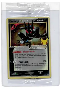 Pokemon Greninja Gold Star Holo Promo SWSH144 Celebrations Black Star Sealed - Image 1