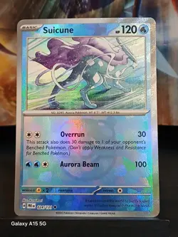 Suicune 024/131 (Master Ball Pattern) Pokemon Prismatic Evolutions NM - Image 2