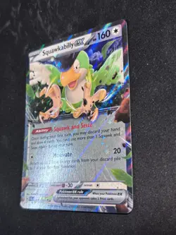 Pokemon TCG Card Squawkabilly ex 169/193 Paldea Evolved Double Rare Holo - NM - Image 3