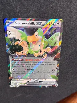 Pokemon TCG Card Squawkabilly ex 169/193 Paldea Evolved Double Rare Holo - NM - Image 5