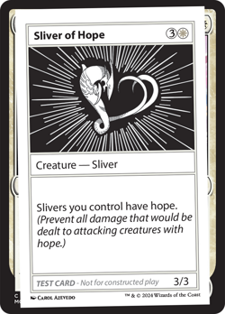 Sliver of Hope [Mystery Booster 2 Playtest Cards] Near Mint - Image 1