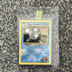 Pokemon TCG Misty's Poliwhirl Gym Heroes Card 53/132 Unlimited Uncommon - Image 1