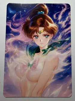SEXY HEROINE WAIFU Sailor Jupiter SAILOR MOON ACG PREMIUM HOLOFOIL CARD NM - Image 2