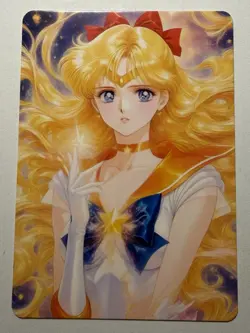 SEXY HEROINE WAIFU Sailor Venus SAILOR MOON ACG PREMIUM HOLOFOIL CARD NM - Image 2