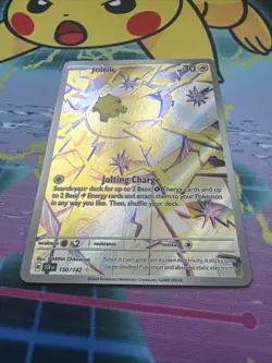 Joltik Stellar Crown Holo Pokemon TCG Card 150/142 Rare Illustration - Image 2