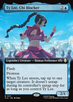 Ty Lee, Chi Blocker - Foil Extended Art TLA NM MTG - Image 1