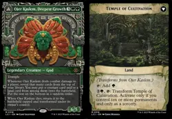 Ojer Kaslem, Deepest Growth // Temple of Cultivation - Foil Showcase LCI NM MTG - Image 1