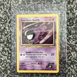 Pokemon TCG Sabrina's Gastly Gym Challenge 93/132 Regular Unlimited Common - Image 1
