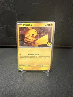 Pikachu 051 /162 Stamped 2026 Pokemon Day 30 Promo TCG - Image 1