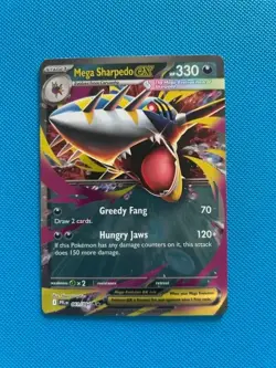 Mega Sharpedo ex 061/094 - Phantasmal Flames - English - Pokemon TCG - Image 1