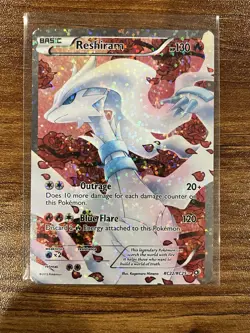 Pokemon Reshiram RC22/RC25 Legendary Treasures Ultra Rare Full Art - Image 1