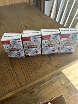 SEALED Pokemon TCG Prismatic Evolutions Booster Bundle Box Set Lot of 4 English - Image 1