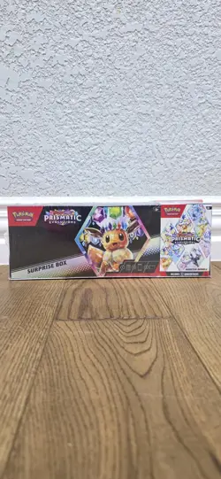 Pokemon Prismatic Evolutions Surprise Box & Booster Bundle. SEALED - Image 1