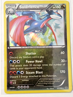 2015 XY ROARING SKIES SALAMENCE 57/108 HOLO - Image 1