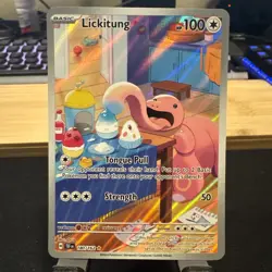 Lickitung 180/162 - Temporal Forces Illustration Rare Pokemon TCG NM - Image 1