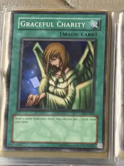 Graceful Charity SDP-040 Super Rare Unlimited Yugioh NM - Image 1