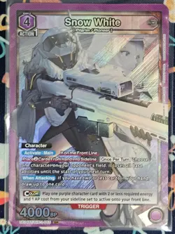 Union Arena Snow White SR Goddess of Victory NIKKE UE14BT/NIK-1-055 English - Image 1