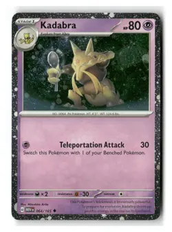 Kadabra 064/165 Holo Promo Miscellaneous Cards & Products Pokemon Near Mint - Image 1