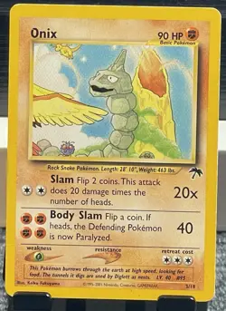 2001 Pokemon Southern Islands Onix #3/18 - Image 1