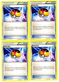 4x Pokemon TCG Level Ball 76/98 XY Ancient Origins Playset - Image 1