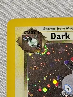NM Dark Magneton - Holo Swirl #11 Team Rocket Pokemon TCG - Image 3