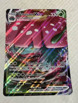 Pokemon Venusaur VMAX #SWSH102 Jumbo Black Star Promo Sword & Shield NM/MINT - Image 1